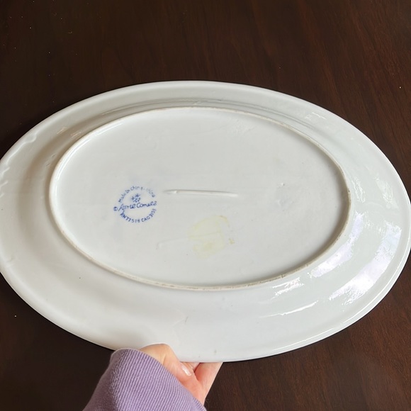 April Cornell Iris Platter - Picture 5 of 6